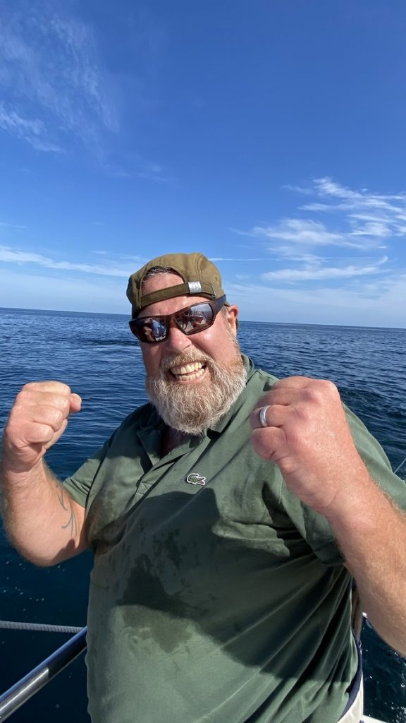 Tuna Fishing with The School of Fish