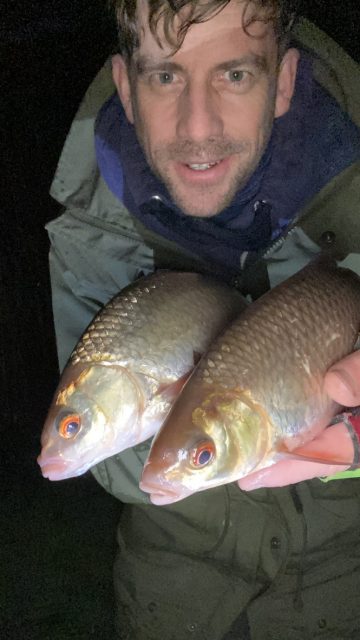 Roach fishing with The School of Fish