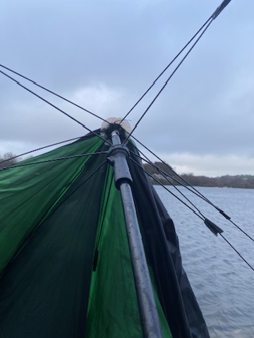 Storm damage with The School of Fish
