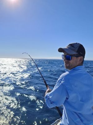 July – and everything is blue